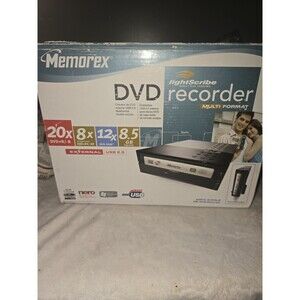 MEMOREX MRX-530LE DVD LIGHTSCRIBE RECORDER OPENED BOX BUT NEVER USED
